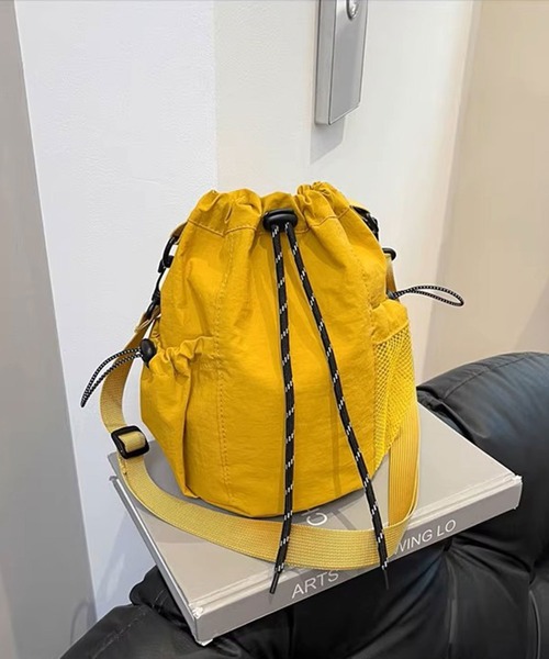 FUNALIVE ショルダーバッグ ABETTOR ナイロンクロス軽量巾着型