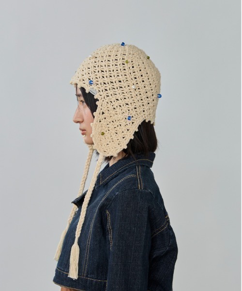 override（オーバーライド） ニット帽 ニットキャップ REC BEADS