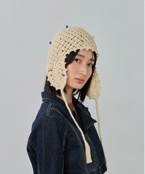 override（オーバーライド） ニット帽 ニットキャップ REC BEADS