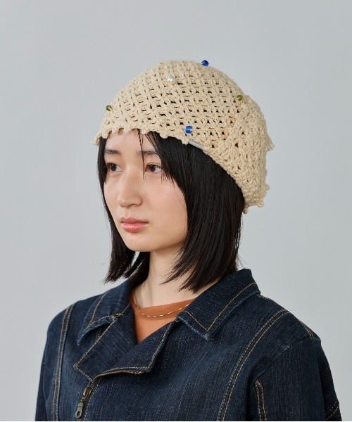 override（オーバーライド） ニット帽 ニットキャップ REC BEADS