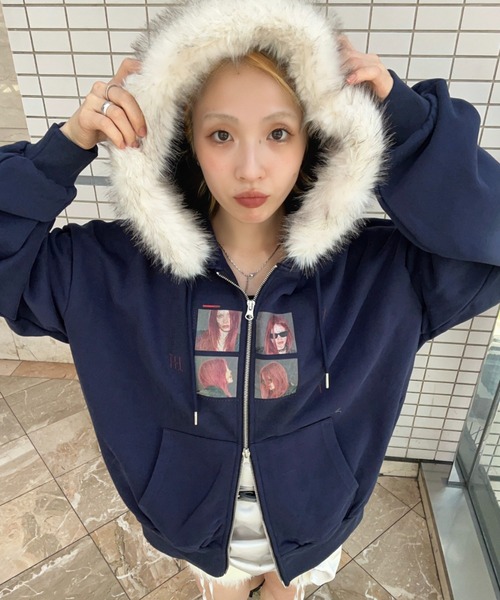 【美品】 JEANS レディースパーカー Short Length Zip Parka LP Women/ショートレングスジップ