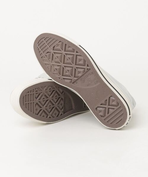 「CONVERSE」 ハイカットスニーカー 24.5cm グレー レディース