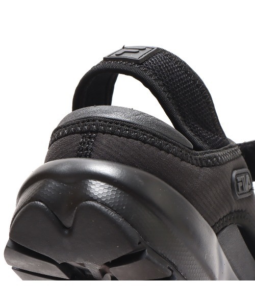 [FILA] каблук сандалии 25.0cm черный женский 