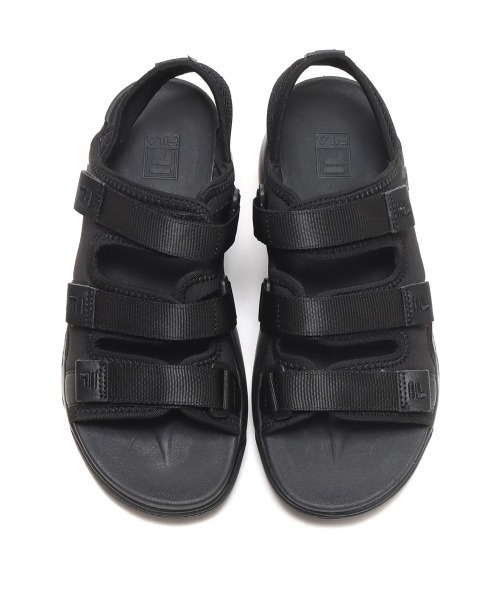 [FILA] каблук сандалии 25.0cm черный женский 