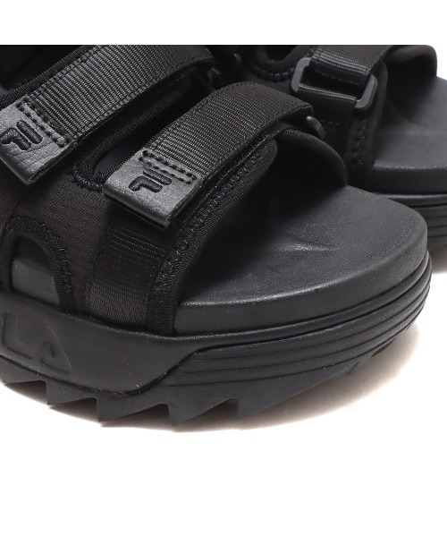 [FILA] каблук сандалии 25.0cm черный женский 