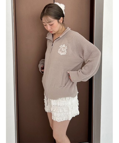 snidel home ガーゼフリルレースチュニック　ガーゼレースパンツ フリルレースカットショートパンツ(ショートパンツ)｜スナイデル