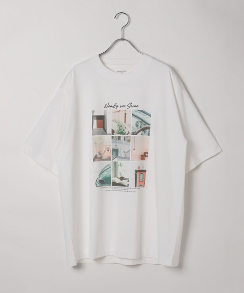 GLOBAL WORK（グローバルワーク） uvカット tシャツ グラフィックT