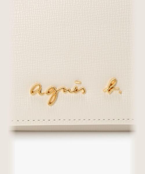 【値下げ】アニエスベー　二つ折り財布 agnes b.（アニエスベー） 財布 レザー 二つ折り ウォレット ”City