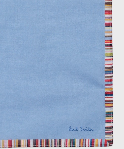 Paul Smith（ポール・スミス） ハンカチ “Signature Stripe” エッジ