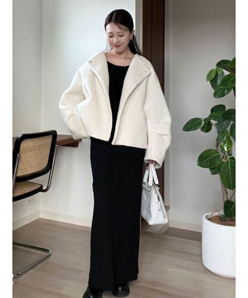 LAGUNAMOON ボアブルゾン LAGUNAMOON（ラグナムーン） ブルゾン アウター ボアブルゾン