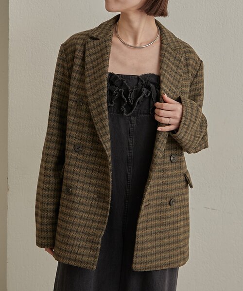 Omekashi（オメカシ） ジャケット テーラードジャケット チェック