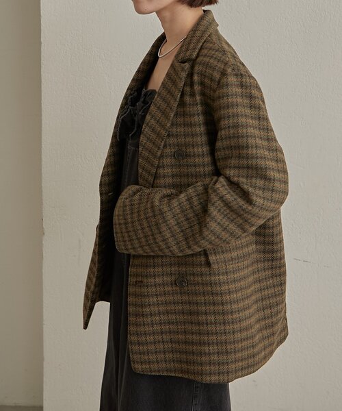 Omekashi（オメカシ） ジャケット テーラードジャケット チェック