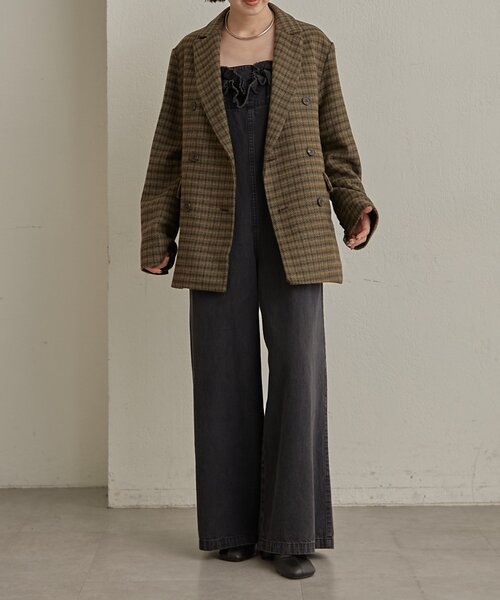 Omekashi（オメカシ） ジャケット テーラードジャケット チェック