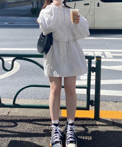 「one after another NICE CLAUP」 マウンテンパーカー FREE オフホワイト レディース