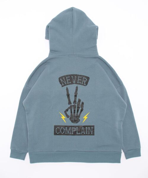 「WORLD WIDE LOVE!」 プルオーバーパーカー 1 グレイッシュベージュ レディース_画像2