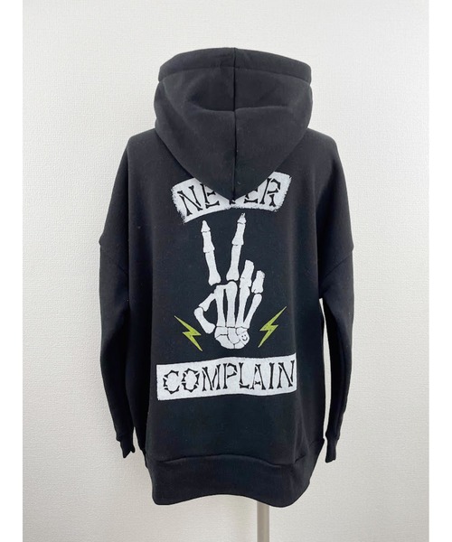 「WORLD WIDE LOVE!」 プルオーバーパーカー 1 グレイッシュベージュ レディース_画像5