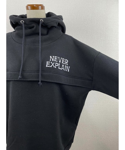 「WORLD WIDE LOVE!」 プルオーバーパーカー 1 グレイッシュベージュ レディース_画像7