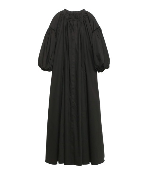 anuans（アニュアンス） 7分袖ワンピース FREE ブラック レディース