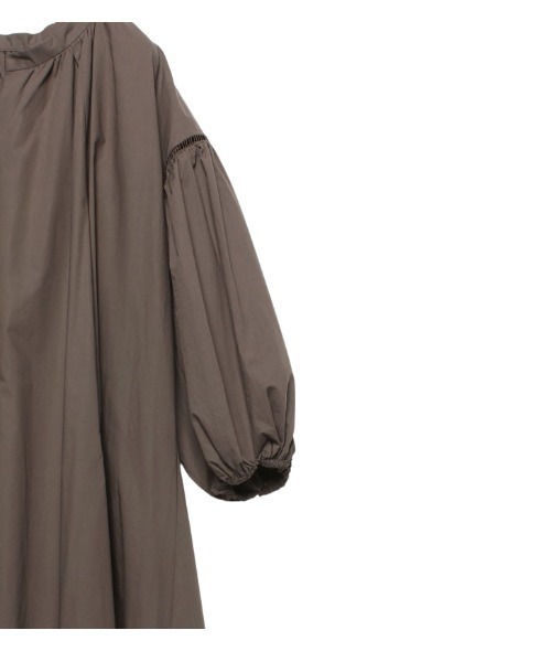 anuans（アニュアンス） 7分袖ワンピース FREE ブラック レディース