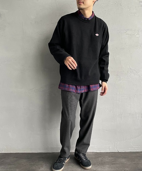 Danton（ダントン） 長袖ニット 40 グレイッシュベージュ レディース