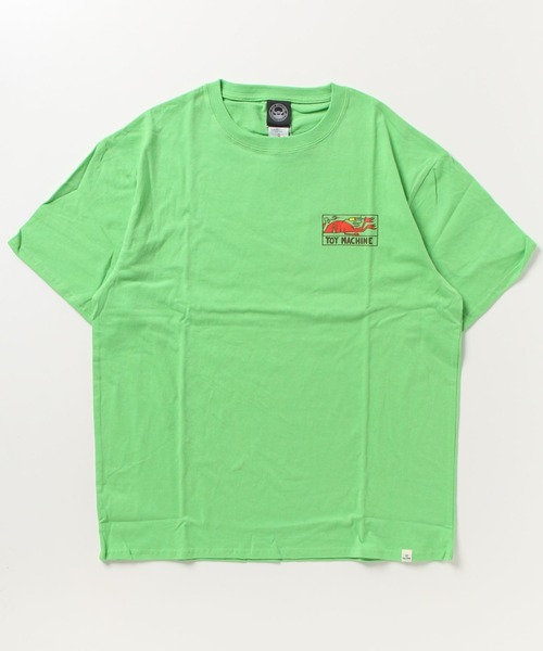 「TOY MACHINE」 半袖Tシャツ M グリーン系その他 メンズ_画像4