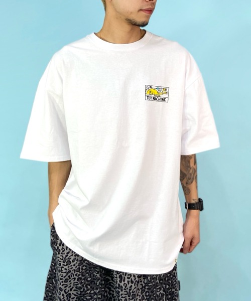 「TOY MACHINE」 半袖Tシャツ M グリーン系その他 メンズ_画像7