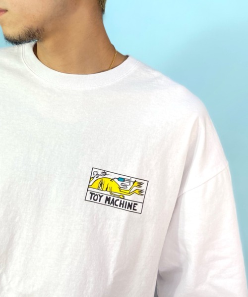 「TOY MACHINE」 半袖Tシャツ M グリーン系その他 メンズ_画像8