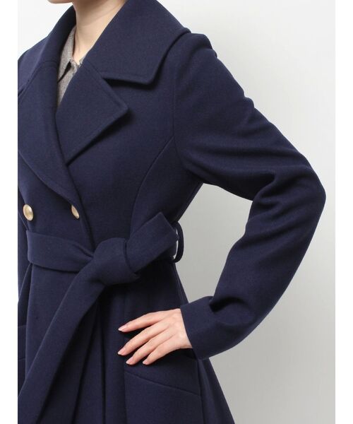 〝rさん専用〟RESEXXY Aラインフレアコート　ネイビー Msize RESEXXY（リゼクシー） コート アウター Aラインフレアコート