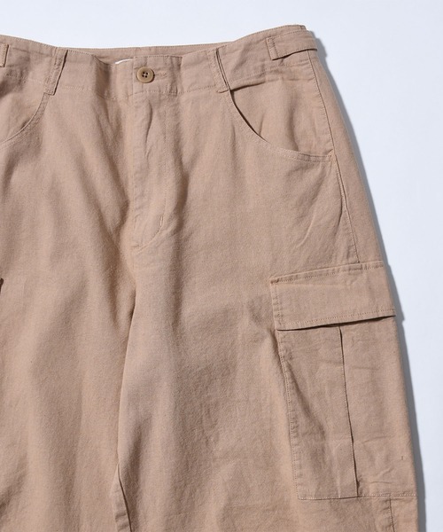 「Johnbull」 カーゴパンツ SMALL オリーブ レディース_画像4