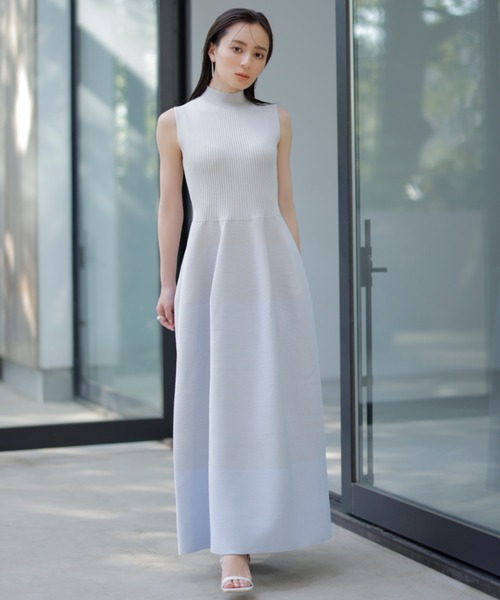 anuans（アニュアンス） ノースリーブワンピース FREE ブラック