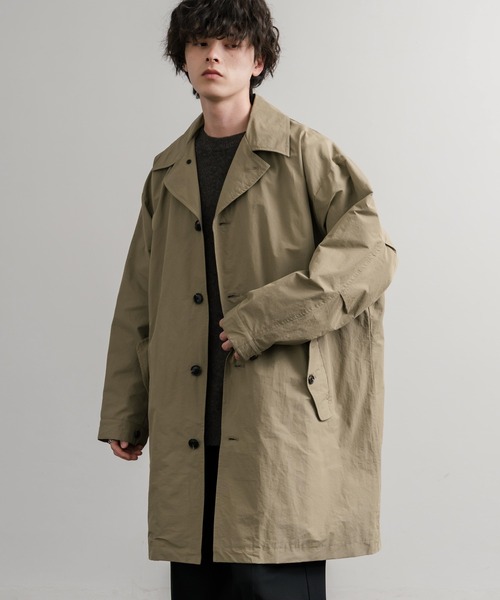 Audience（オーディエンス） ステンカラーコート コート 綿ナイロン高