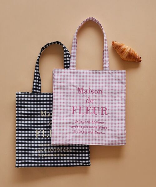 Maison de FLEUR（メゾンドフルール） トートバッグ FREE ピンク