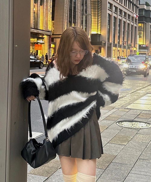 loin nuit 長袖ニット FREE ブルー レディース : ZOZOTOWN Yahoo!店