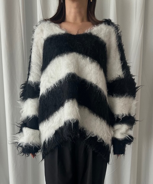 loin nuit 長袖ニット FREE ブルー レディース : ZOZOTOWN Yahoo!店