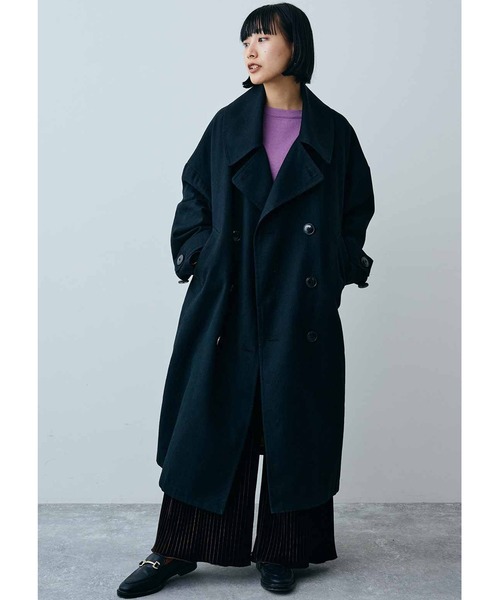 「MEDE19F」 長袖ニット MEDIUM パープル レディース_画像4