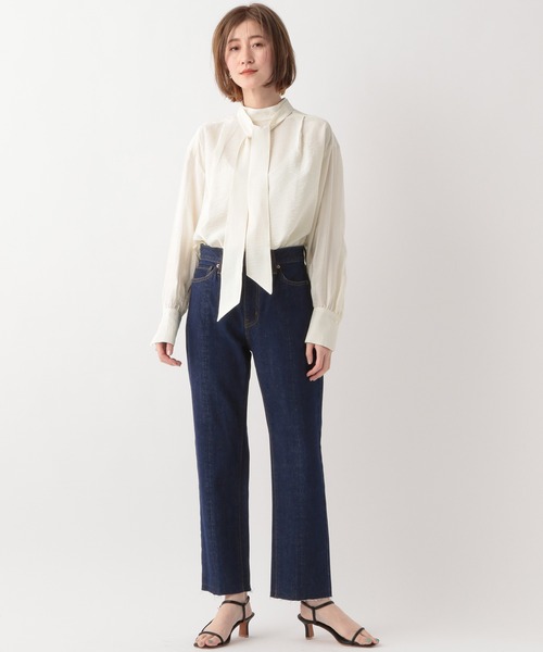 「A part by」 長袖ブラウス FREE オフホワイト レディース_画像7