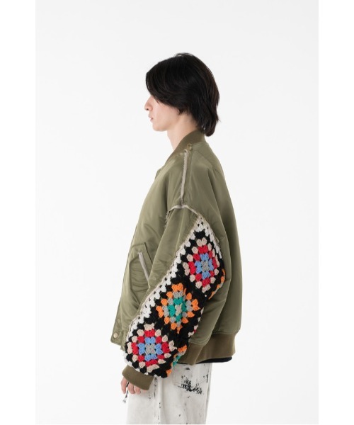 DISCOVERED（ディスカバード） ma1 ma-1 CROCHET SLEEVE MA-1 メンズ