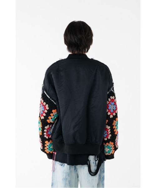 DISCOVERED（ディスカバード） ma1 ma-1 CROCHET SLEEVE MA-1 メンズ