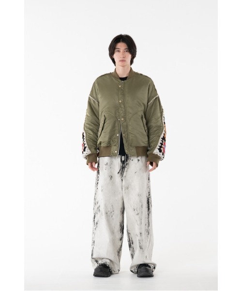 DISCOVERED（ディスカバード） ma1 ma-1 CROCHET SLEEVE MA-1 メンズ