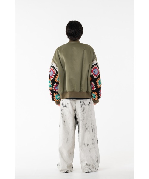 DISCOVERED（ディスカバード） ma1 ma-1 CROCHET SLEEVE MA-1 メンズ