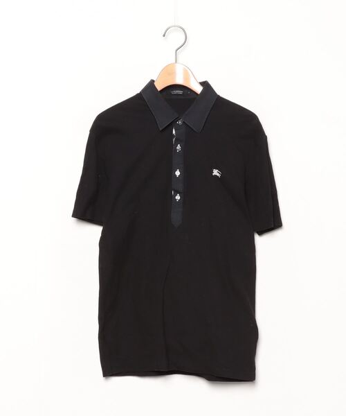 K◆未使用 BURBERRY ブラックレーベル モノグラム ポロシャツ BURBERRY BLACK LABEL（バーバリーブラックレーベル） 半袖ポロシャツ