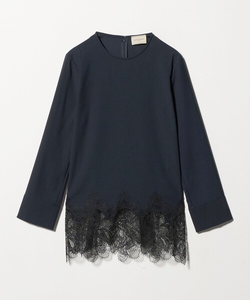 新品　UNITED ARROWS バックサテン レースコンビ ブラウス UNITED ARROWS（ユナイテッドアローズ） ブラウス シャツ バックサテン