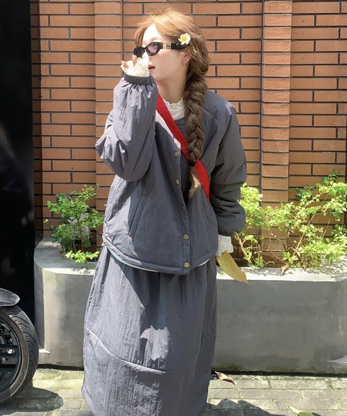 FAVORITO セットアップ シングルブレストジャケットスカート