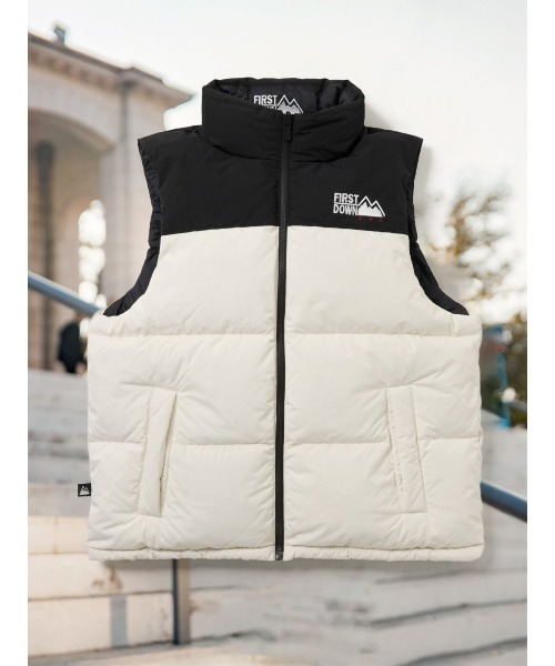 FIRST DOWN（ファーストダウン） ダウンベスト ベスト 撥水防風