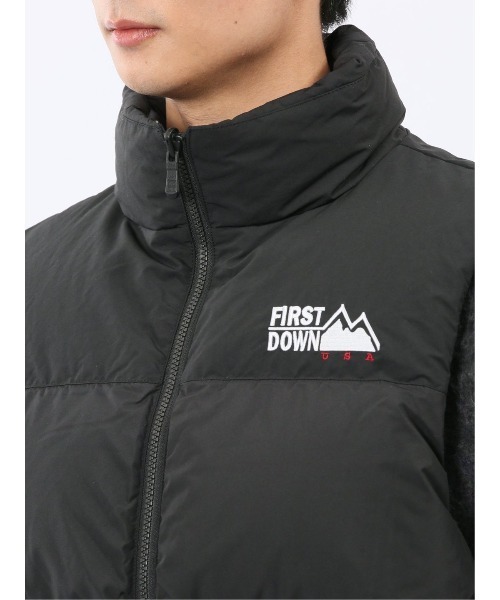 FIRST DOWN（ファーストダウン） ダウンベスト ベスト 撥水防風