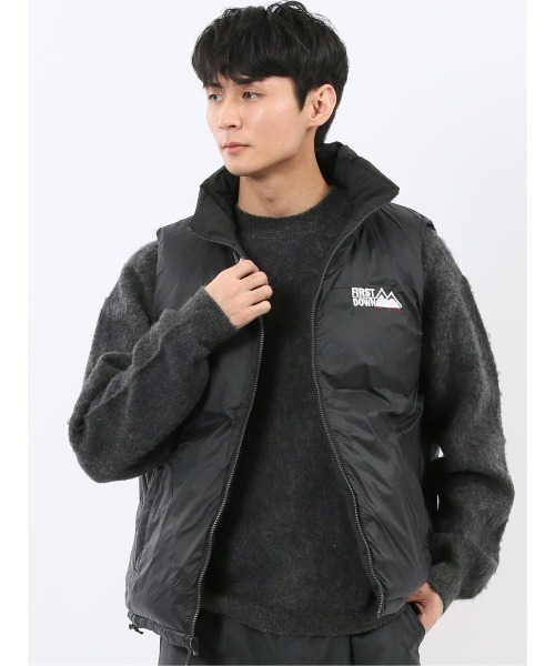 FIRST DOWN（ファーストダウン） ダウンベスト ベスト 撥水防風