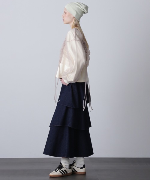 「ROSE BUD」 スウェットカットソー ONE SIZE ホワイト レディース_画像4