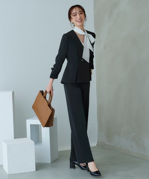 「RUIRUE BOUTIQUE」 パンツスーツ M ネイビー レディース_画像7