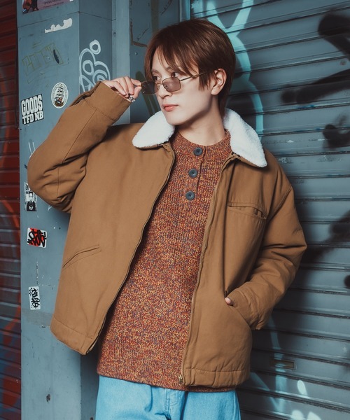 En serio TOKYO ブルゾン アウター ダックボンバージャケット メンズ