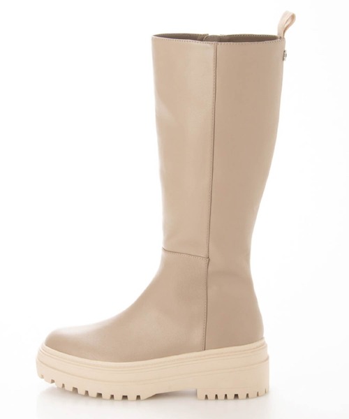 「Lucida」 ロングブーツ 36 ブラック レディース_画像6